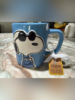 Rae Dunn Peanut collection mugs NWT